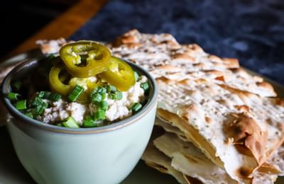 fish dip and matzo