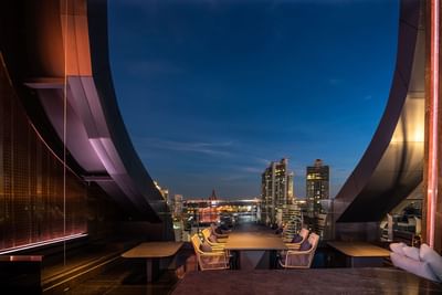 Cooling tower rooftop bar at Carlton Hotel Bangkok Sukhumvit