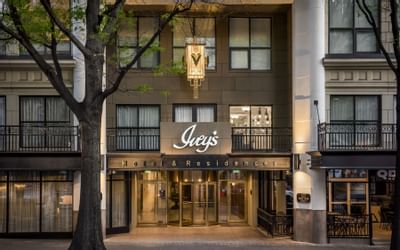 outside image of the ivey's hotel
