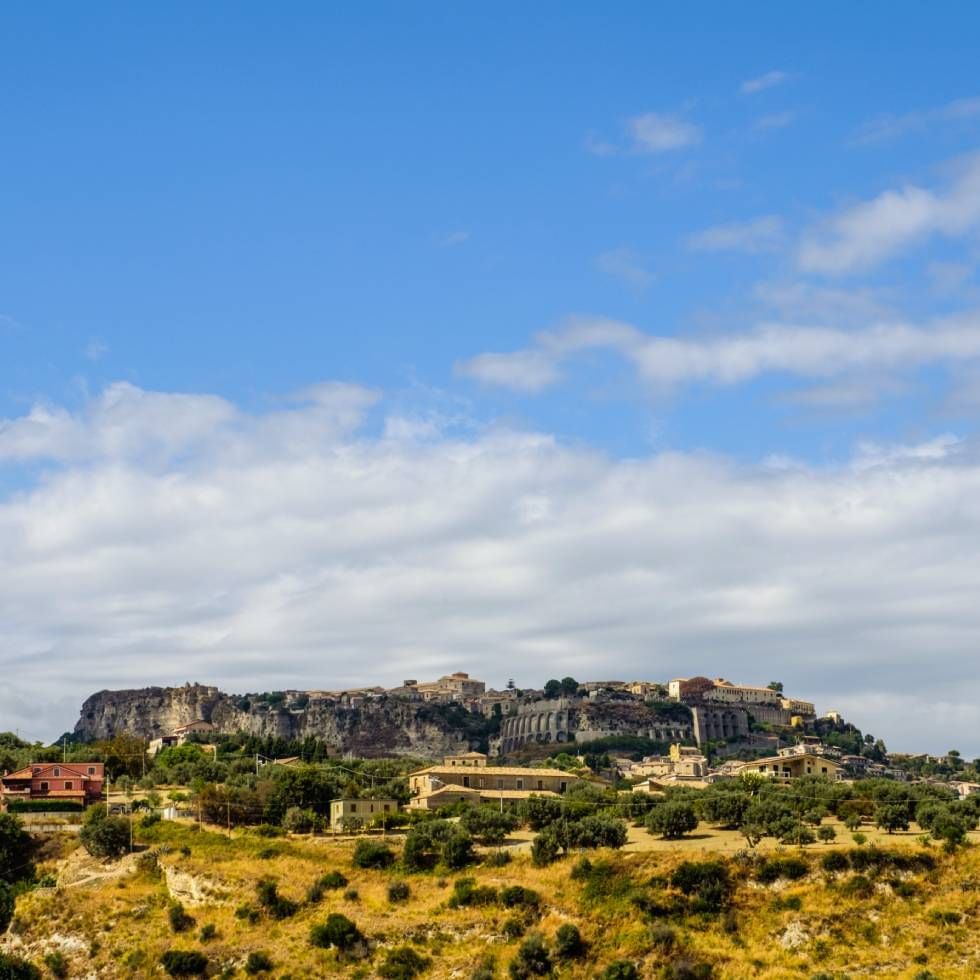 Cityscape view of Gerace near Falkensteiner Club Funimation Garden Calabria