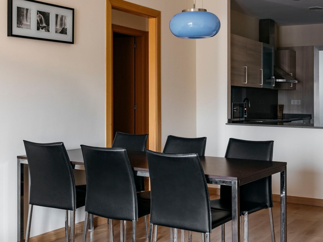 Dining area in Executive room at  Barcelona Apartments