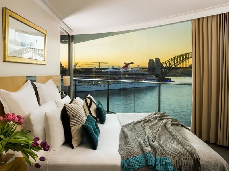 Two-bedroom harbour view Suite at Pullman Quay Grand Sydney