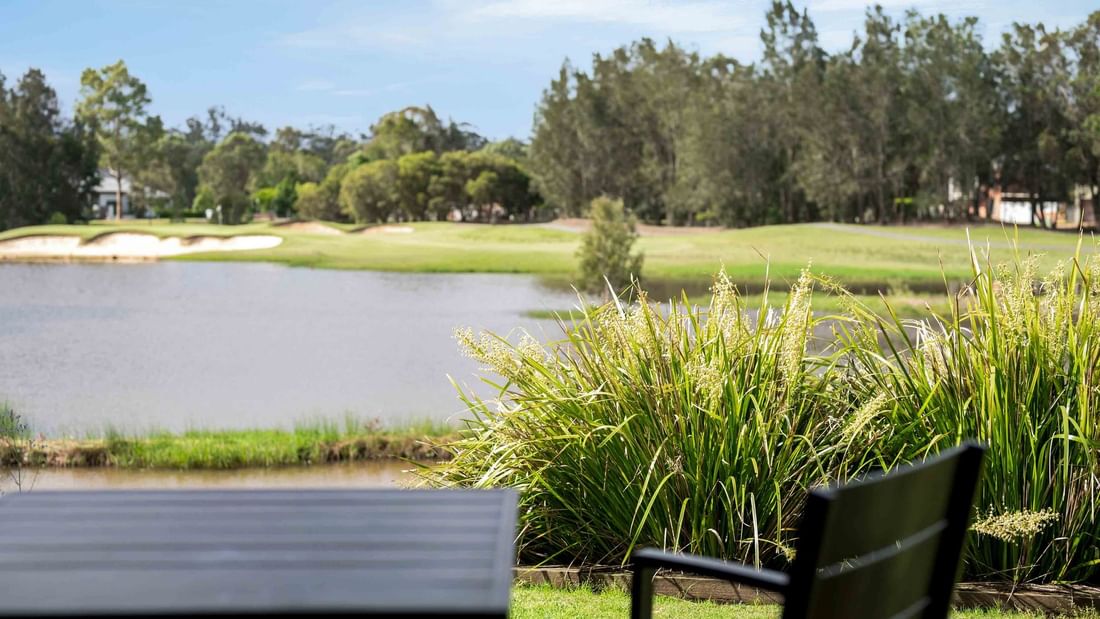 outdoor sitting area in 3 bedroom apartment