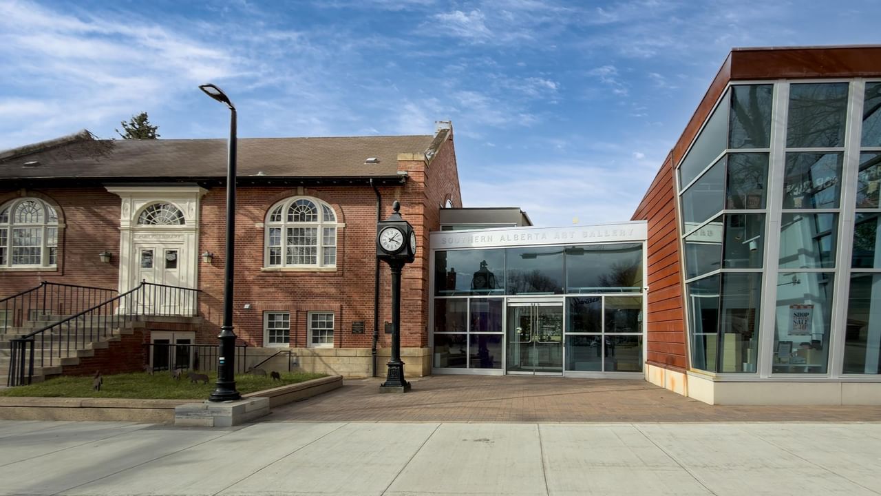 Southern Alberta Art Gallery entrance