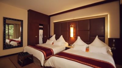 Sumaq Deluxe with Garden view with two beds at Hotel Sumaq