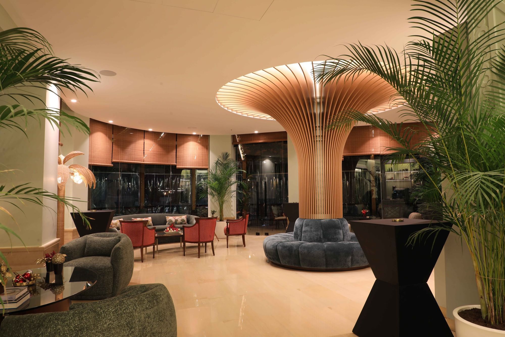 Lobby lounge area at Warwick Palm Beach Hotel - Beirut