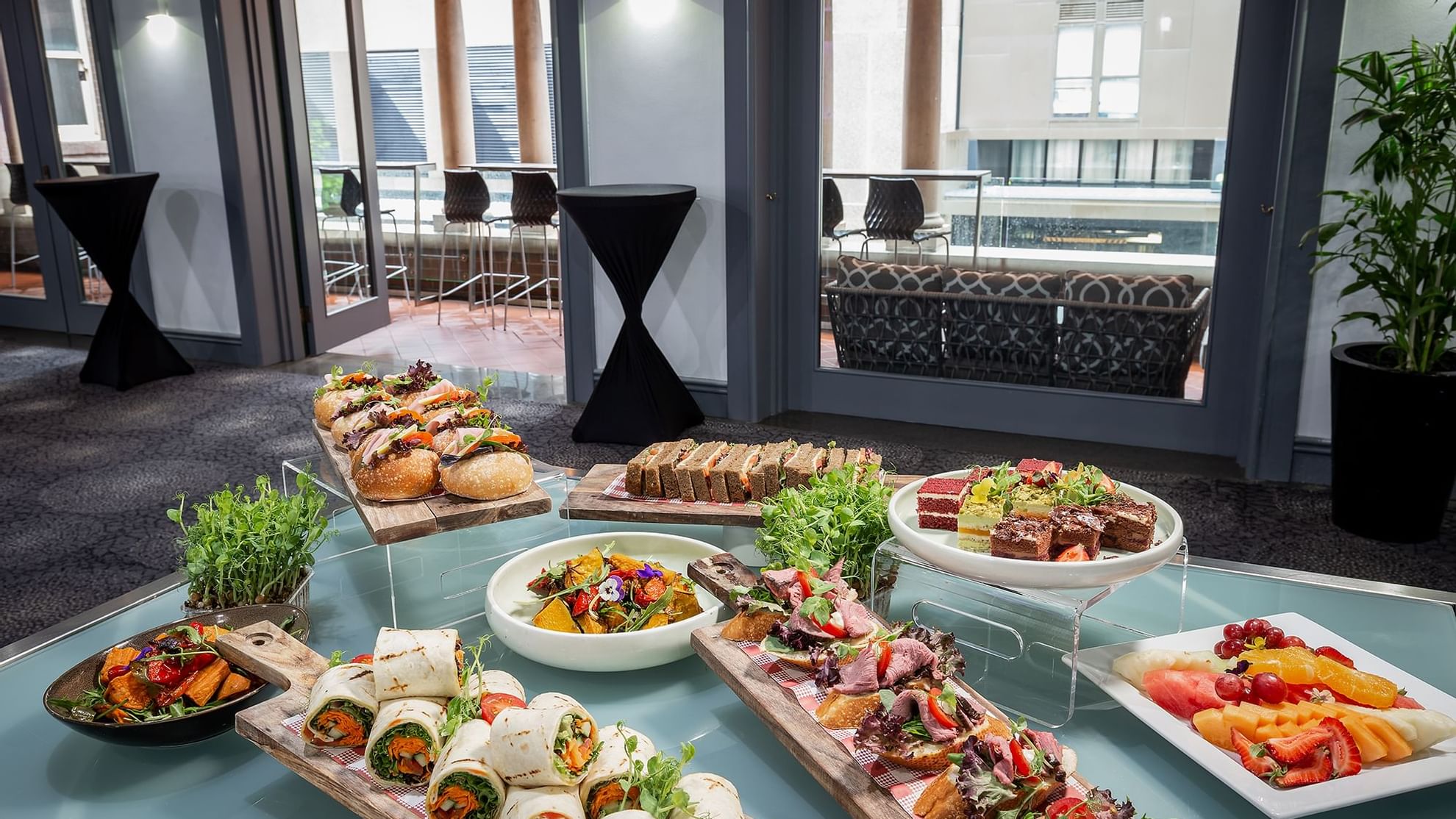 Lunch Spread at Novotel Sydney Central