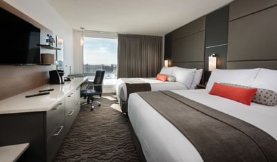 Premium 2 Queen Room with two beds at Carriage House Hotel