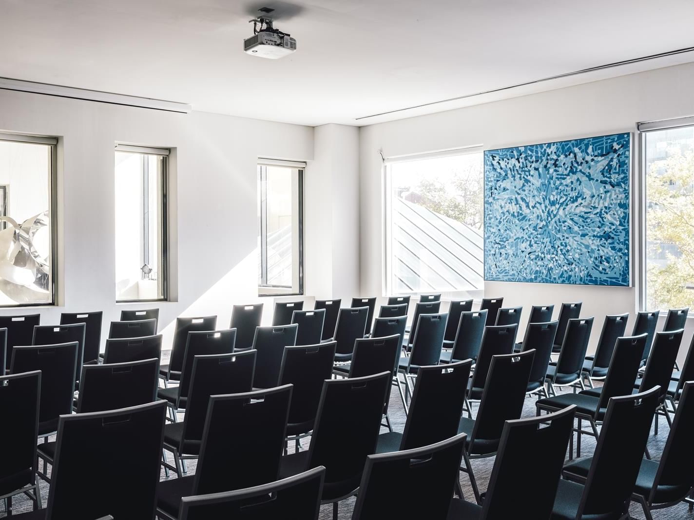 Theatre set-up in Chapel Suite at The Como Hotel Melbourne