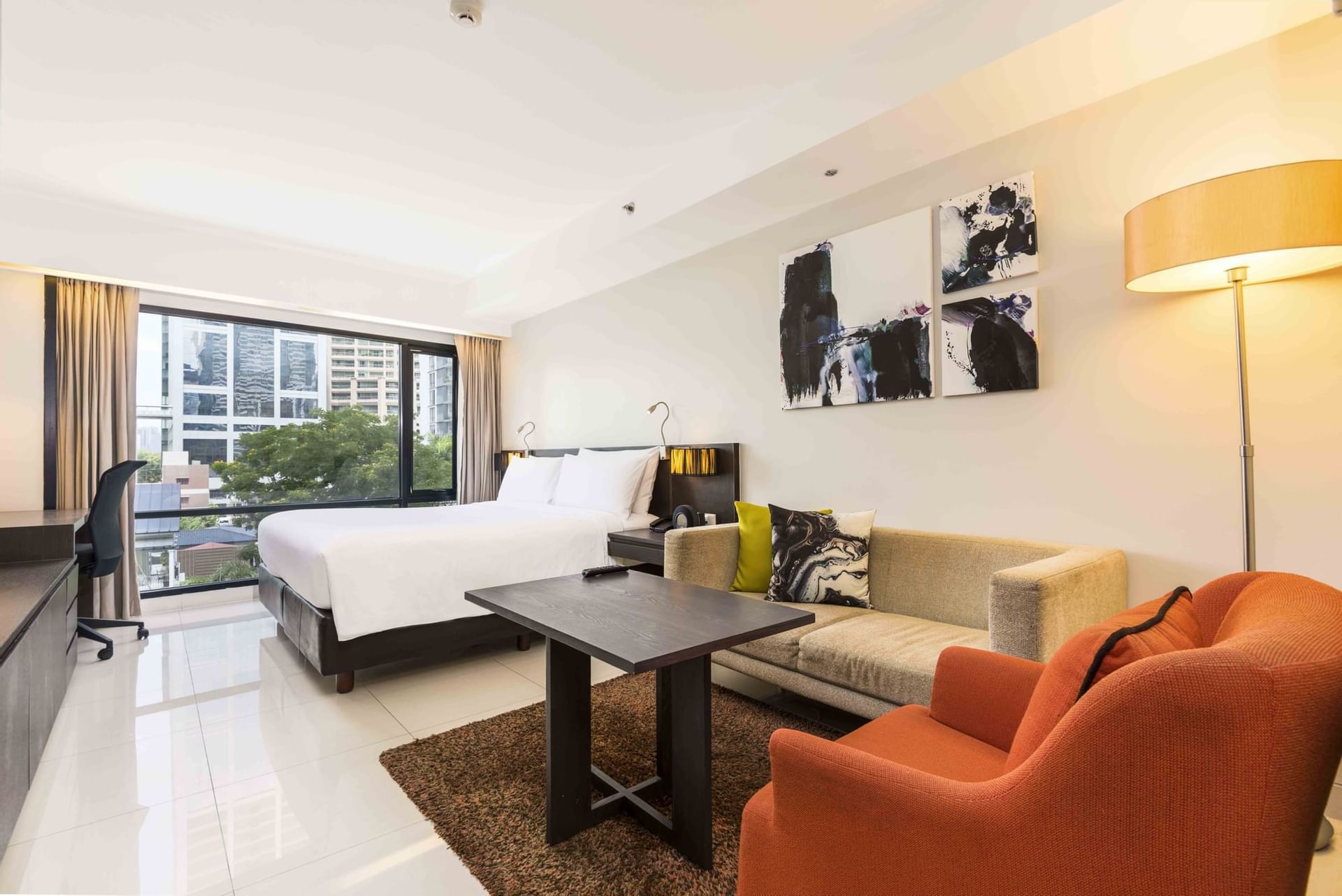 Living area in Studio Superior at Maitria Hotel Sukhumvit 18