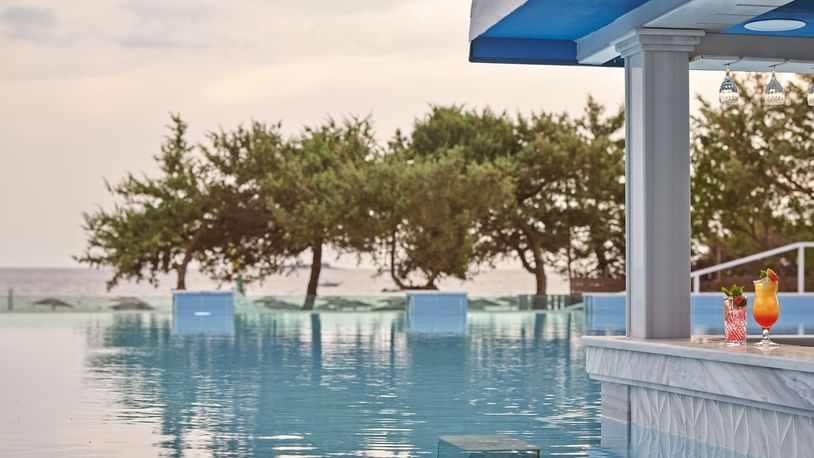 Exterior view of bar by the pool at Kairaba Hotel