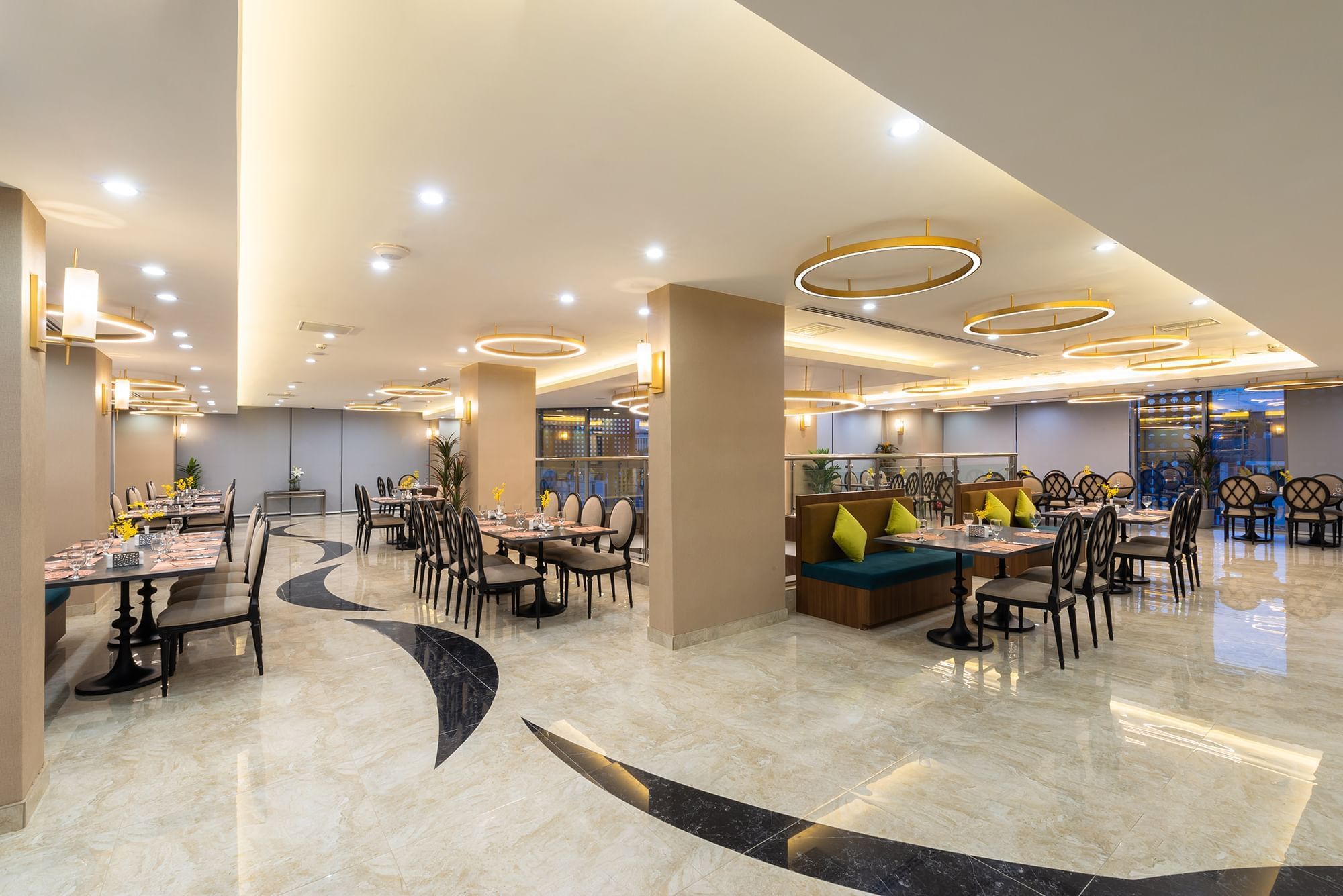Al Meer Restaurant restaurant with seatings at Warwick Riyadh