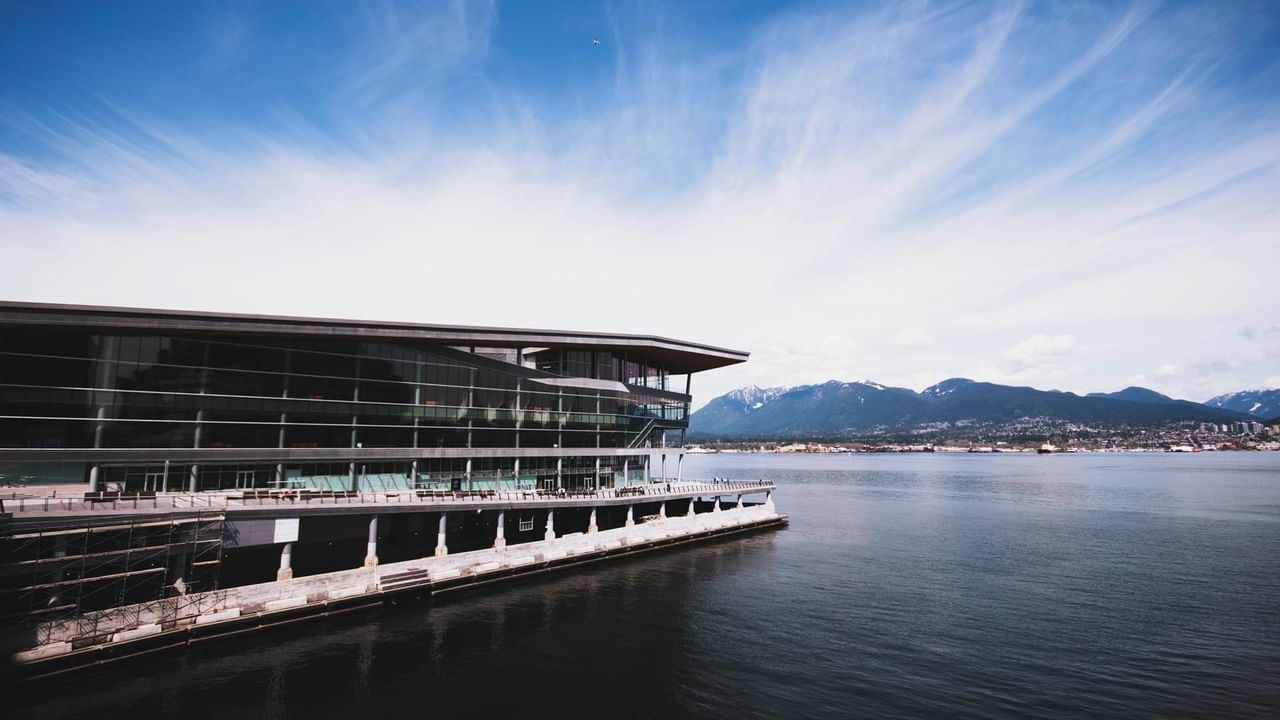 Exterior of Vancouver Convention Centre