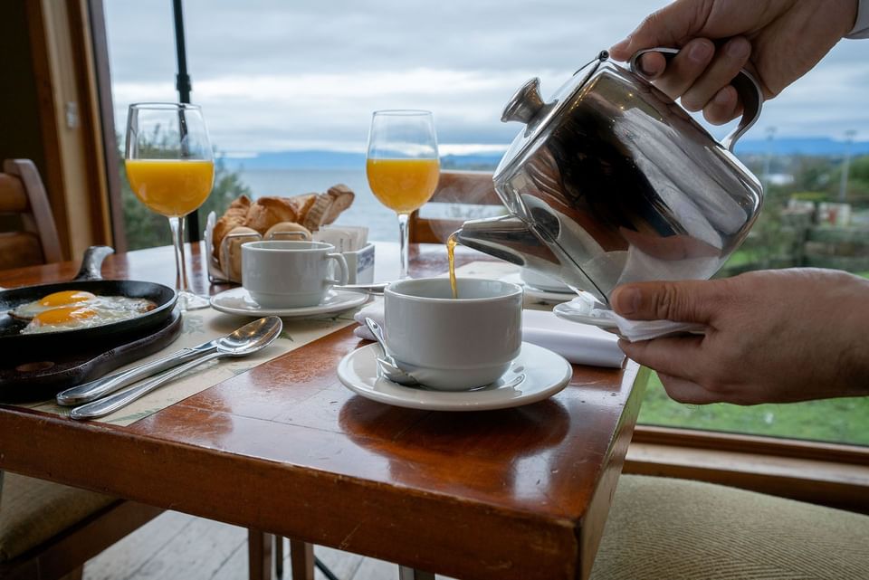 Breakfast at Hotel Cumbres Puerto Varas in Chile