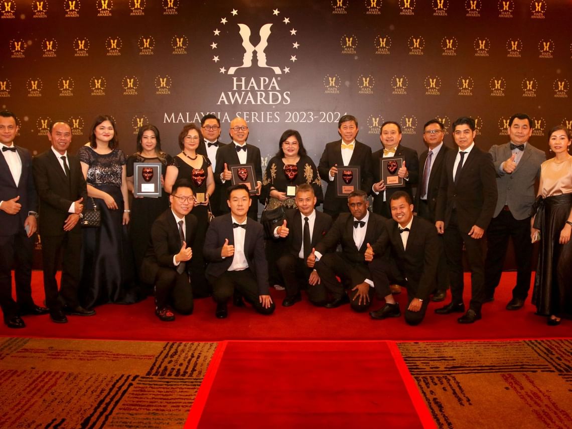 Lexis Hotel Group Sets The Benchmark at HAPA® Awards Malaysia Series