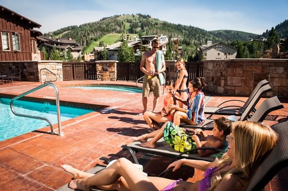 The Chateaux Deer Valley Summer Pool