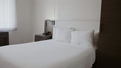 Large bed in Queen ADA at The Nest Palo Alto