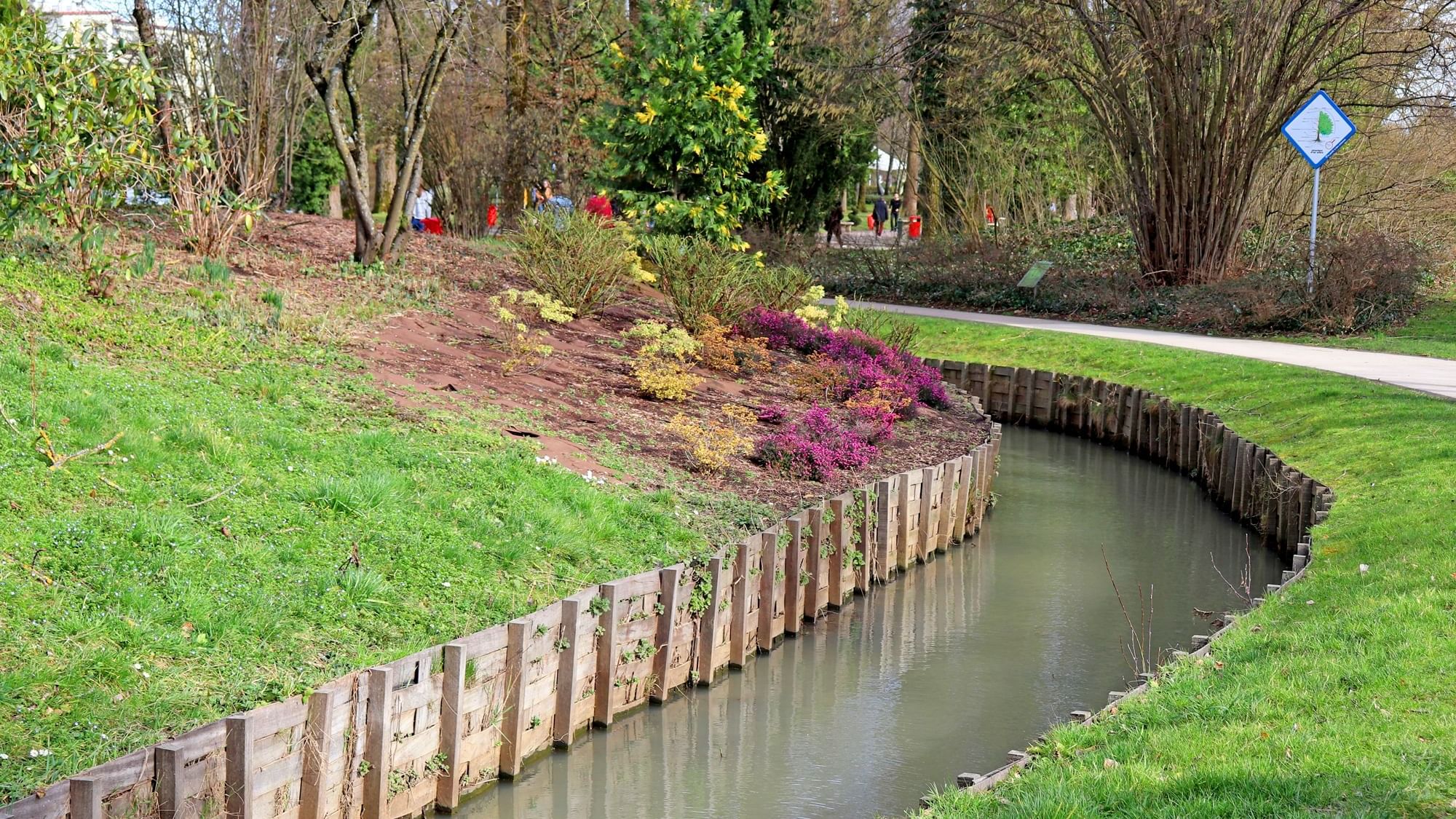 Watercourse in The Pres-la-rose Park near Originals Hotels