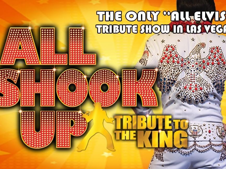 All Shook Up show poster at Alexis Park Resort