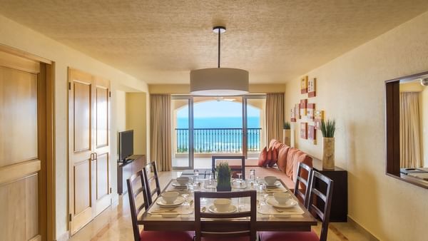 Dining table in 3 Bedroom Premier at Grand Fiesta Americana