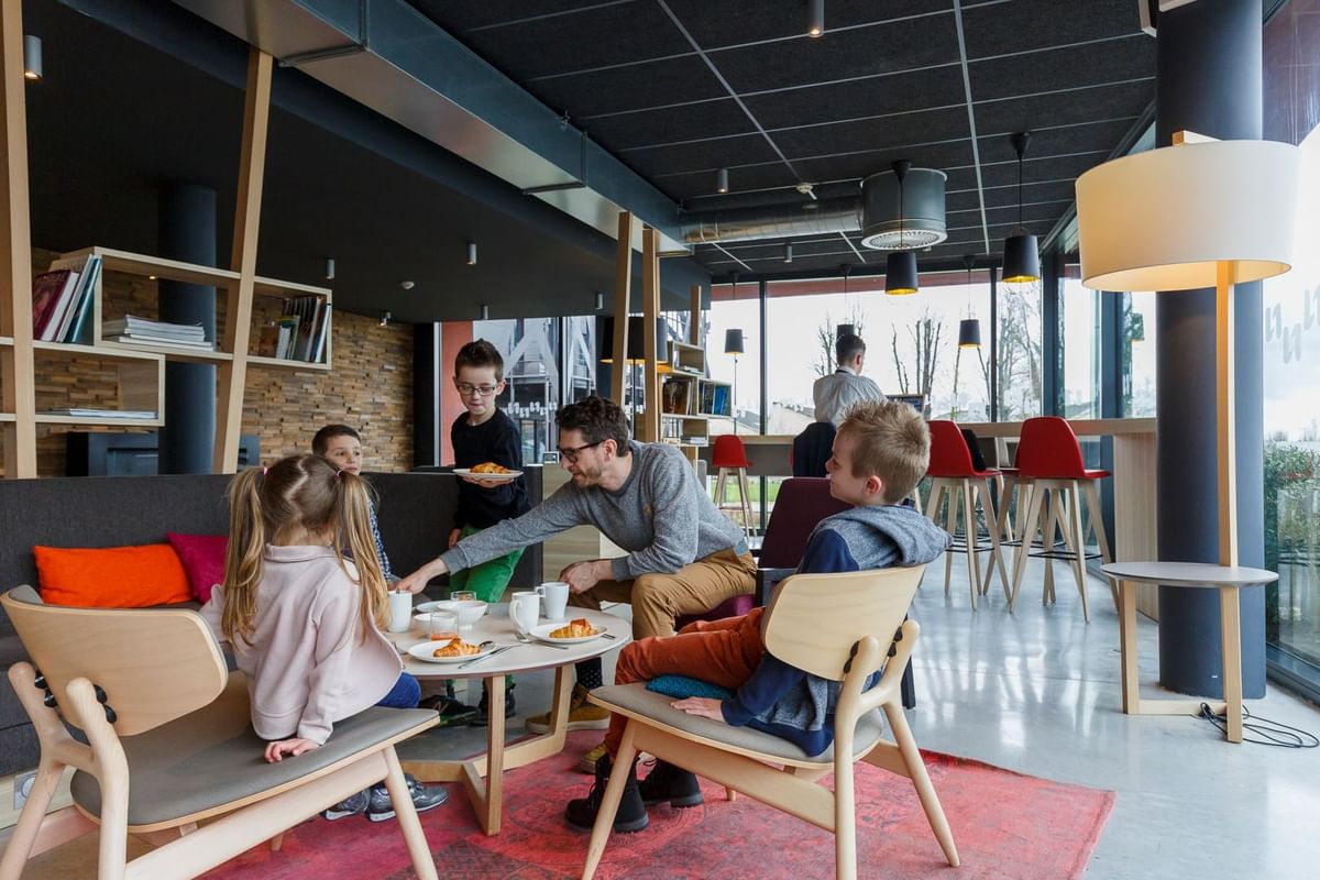 Lobby at NOMAD Hotel Paris Roissy