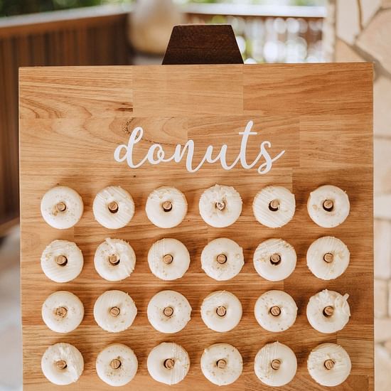 Donuts Board served at Pullman Palm Cove Sea Temple Resort