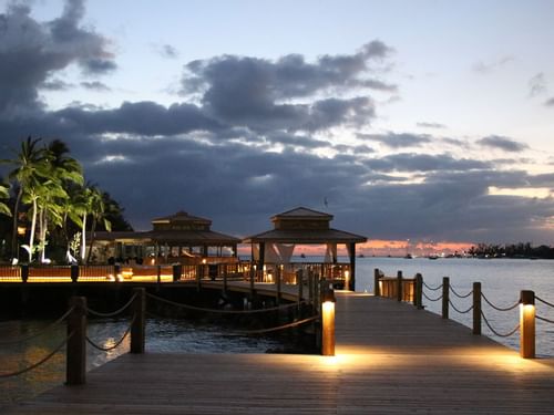 Coucher de soleil au Warwick Paradise Island Bahamas