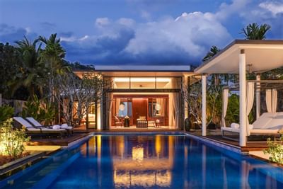 Outdoor pool of Empress beach villa at The Danna Langkawi