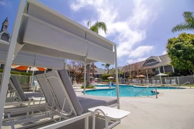 Lounge by the Pool in Carlsbad | Relaxed Getaway | Carlsbad by the Sea Hotel