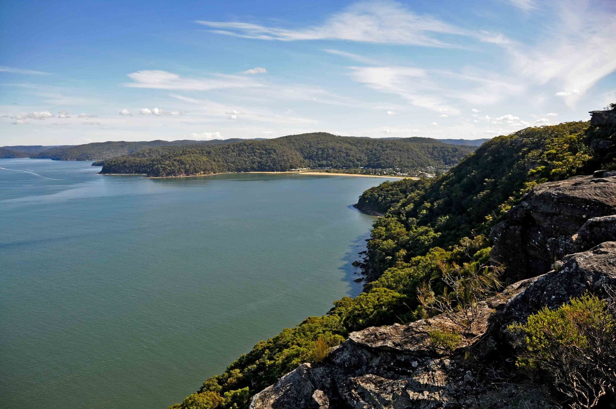 brisbane water national park stunning view or waterway