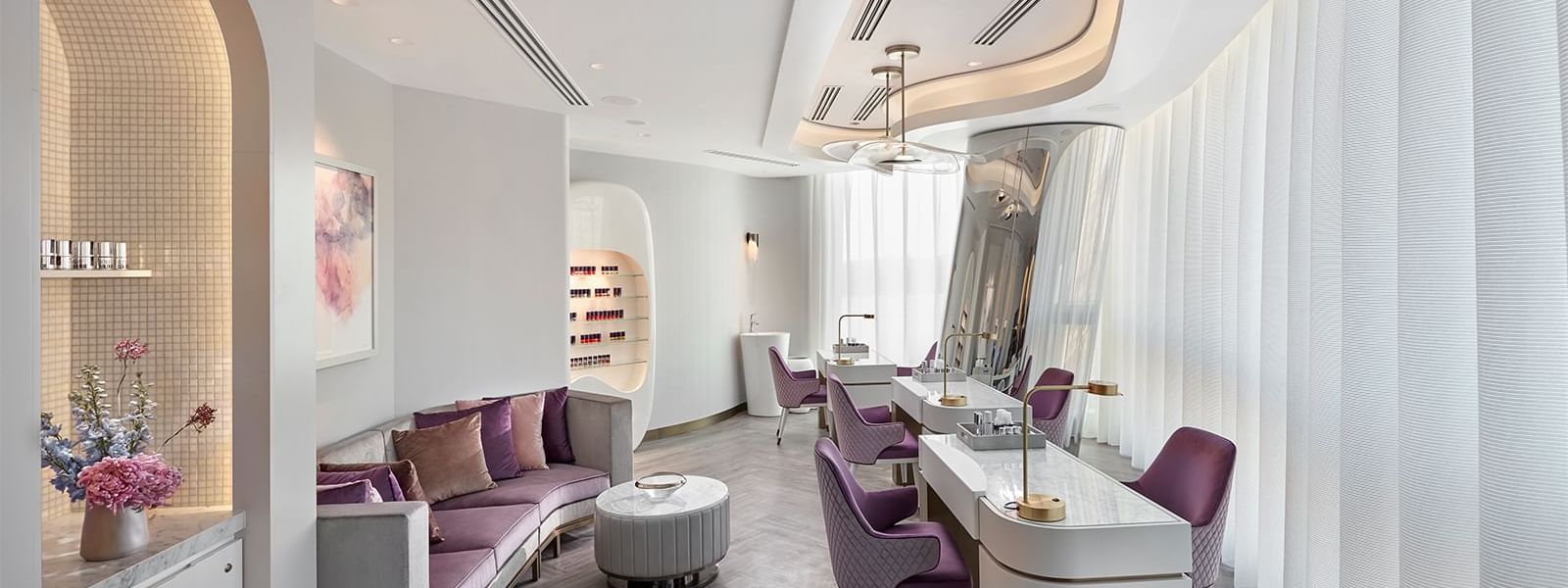 Manicures & Pedicures chairs in Spa at Crown Towers Sydney