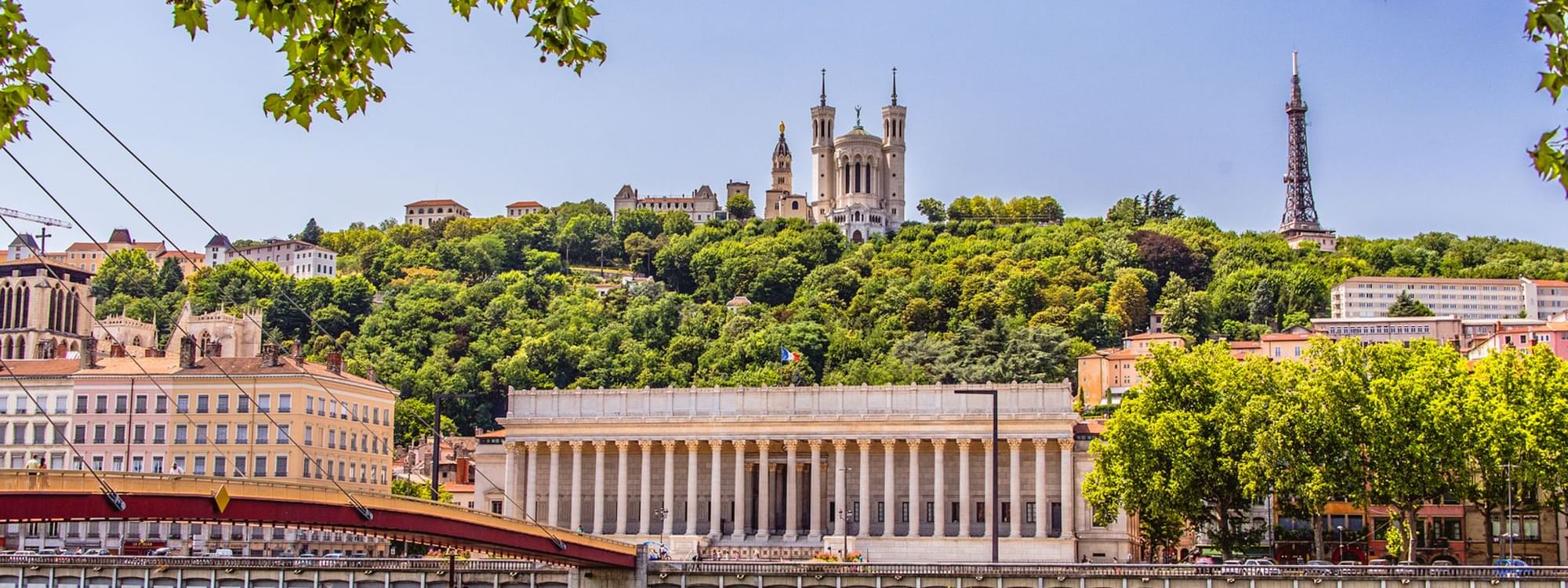 The Rhone river & city near Warwick Reine Astrid-Lyon