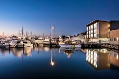 Exterior view of the Be Fremantle apartments by the ocean