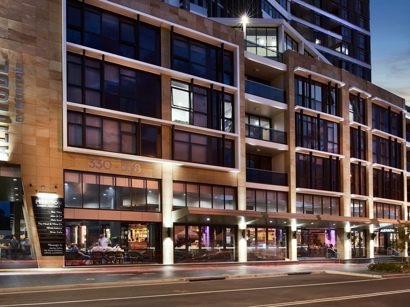 Church Street Dining Precinct near Nesuto Parramatta Sydney