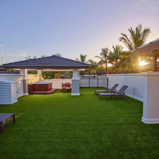 The rooftop of a Penthouse Apartment at Pullman Port Douglas sea temple resort and spa 