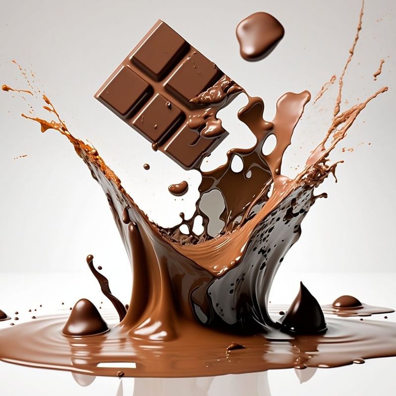 Poster featuring chocolate used by Warwick Brussels