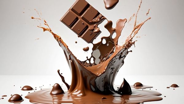 Poster featuring chocolate used by Warwick Brussels