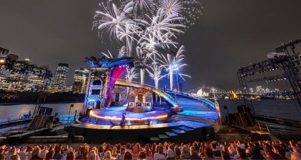 There's nothing more spectacular than seeing Opera Australia's Handa on Sydney Harbour production of The Phantom of the Opera under the stars! Image: Hamilton Lund