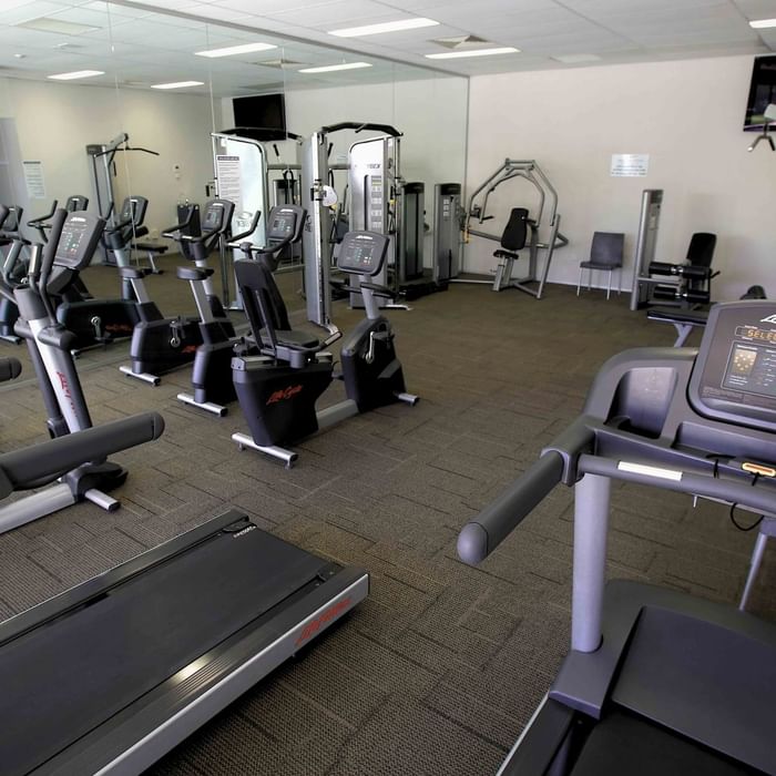 gym facilities at mercure kooindah waters central coast resort