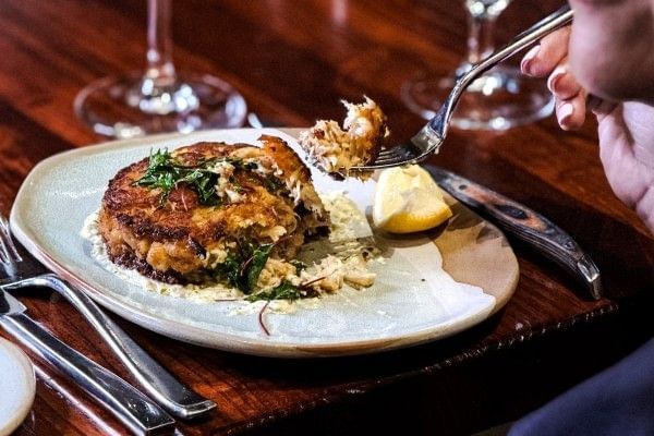 A beautifully plated dinner from A Land Remembered in Rosen Shingle Creek.
