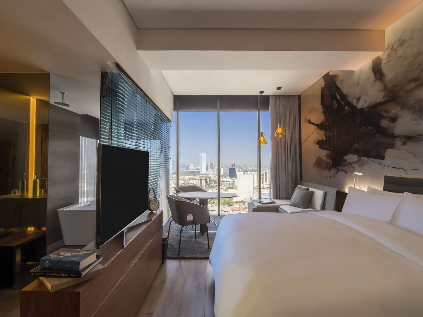 Bed in Deluxe Room Dog-friendly, 1 King at Live Aqua Resorts