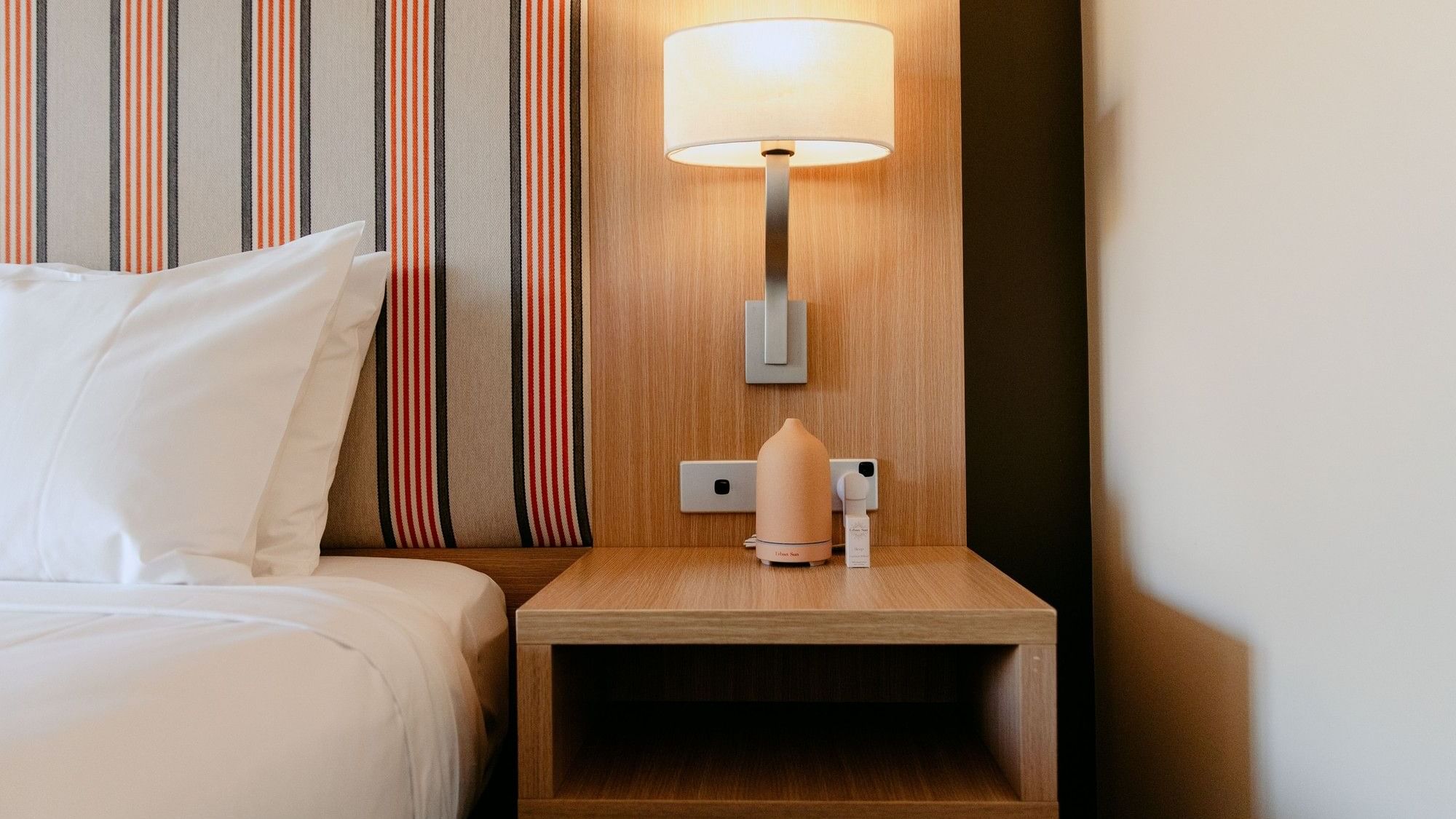In-room diffuser and wellness amenities