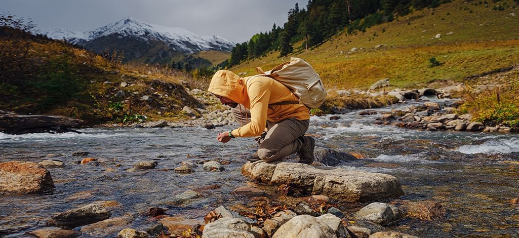 panning for gold in the Yukon