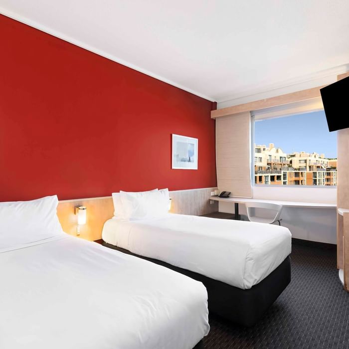 Standard Room, Pyrmont View, 2 Single Beds