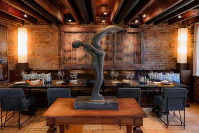 Interior of Vintage Restaurant & Pub at the inn at Willow grove