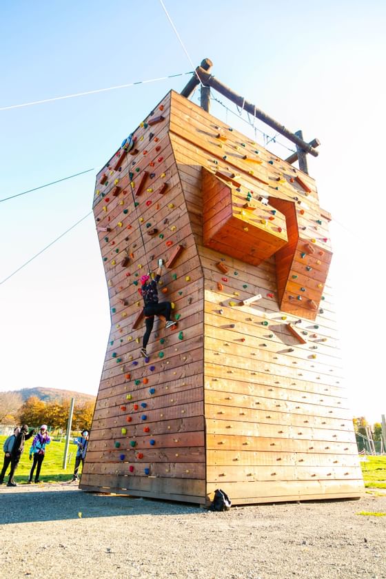 Zip Line & Rock Climbing