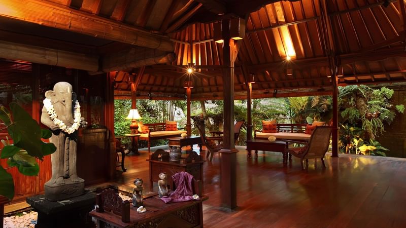 Interior of the lounge area at Warwick Ibah Luxury Villas