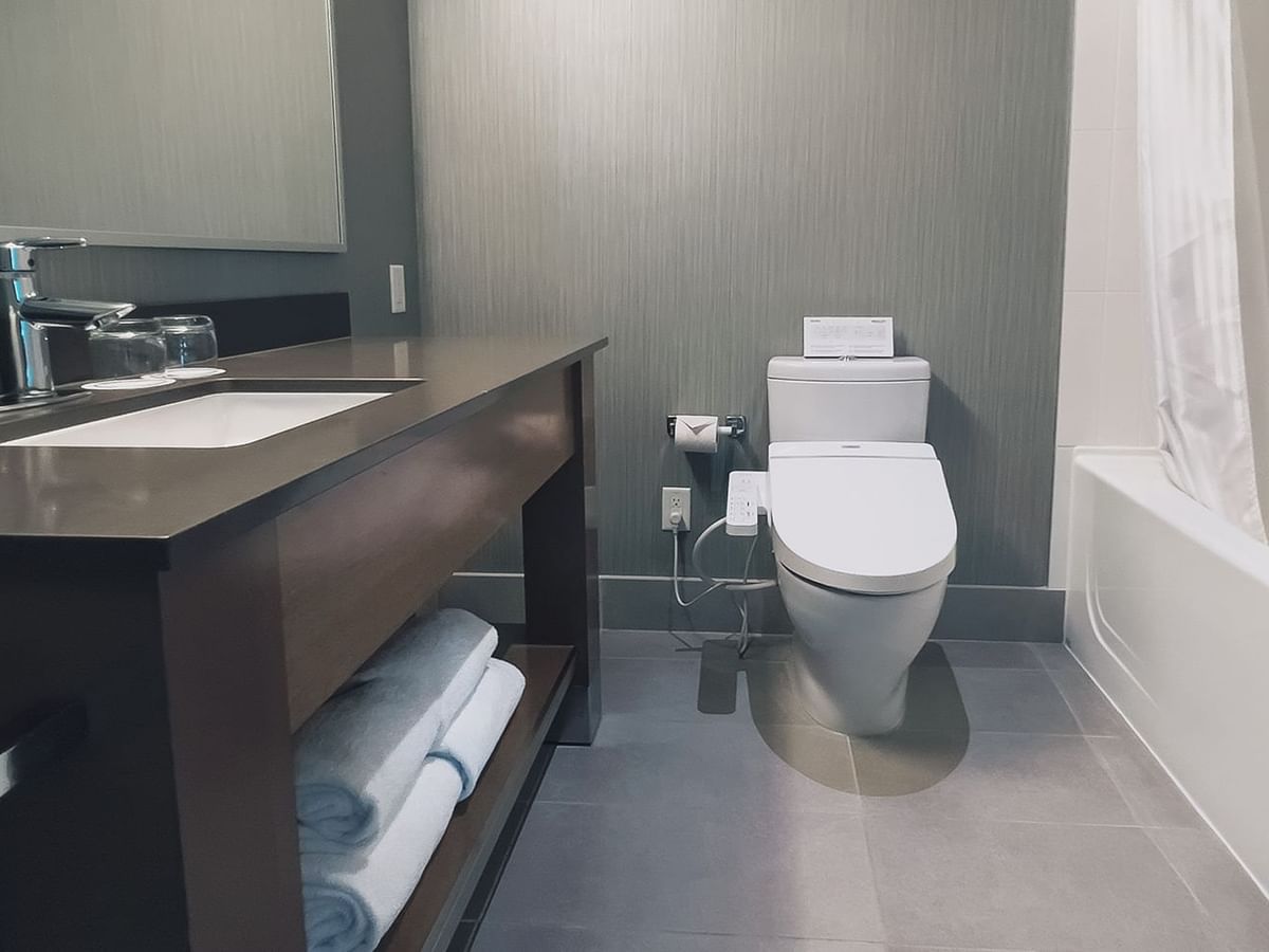 Toilet with a TOTO® Washlet