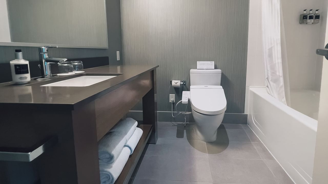 Toilet with a TOTO® Washlet