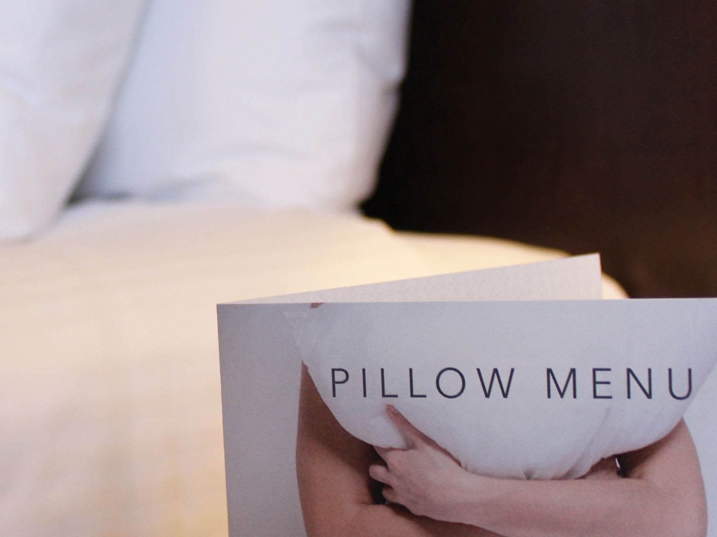 Pillow menu in Executive King Plus at Grand Chancellor Adelaide